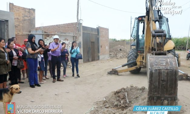 Vecinos de El Cortijo Bajo tendrán agua potable y alcantarillado