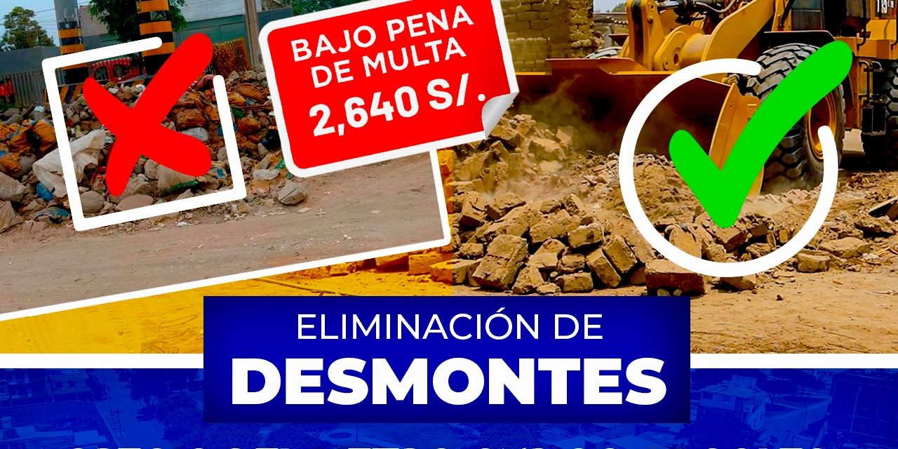 Municipalidad de Víctor Larco brinda servicio de recojo de desmonte