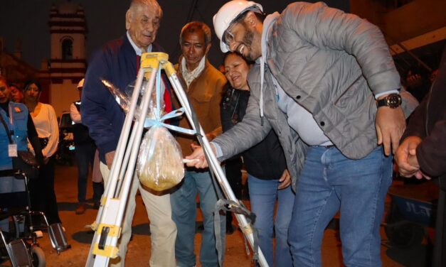 ALCALDE CLEMENT APERTURA EL INICIO DE LAS REPARACIONES DE PISTAS EN TODO VÍCTOR LARCO