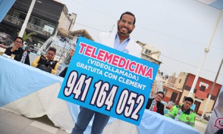 ALCALDE CLEMENT LANZA ÚNICO PROGRAMA DE TELEMEDICINA EN LA REGIÓN TOTALMENTE GRATUITO