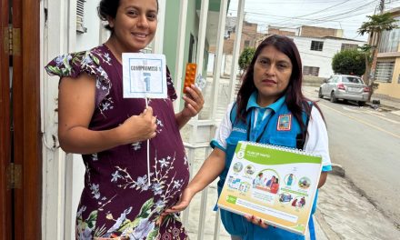 CONTINÚAN LAS VISITAS DOMICILIARIAS PARA REDUCIR ÍNDICES DE ANEMIA EN GESTANTES DE VÍCTOR LARCO